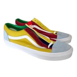 NWT Vans Style 36 Sneaker Sunshine Multi True White Mens Size 11.5 VN0A3DZ3WNY